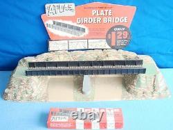 Atlas Ho Gauge Model Railroad Train Plate Girder Bridge Snap Track Store Counter