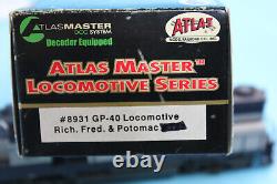 Atlas Master Series Ho Gauge Gp-40 Rf&p Diesel Locomotive DCC
