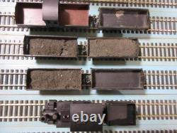 B-type tender steam-driven gravel transport train set HO gauge made of metal 9