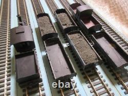 B-type tender steam-driven gravel transport train set HO gauge made of metal 9