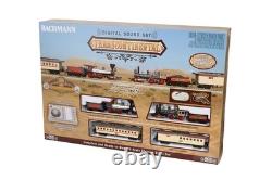 Bachmann 00827 Transcontinental HO Gauge Steam Train Set with Digital Sound MT Bachmann 00827 Transcontinental HO Gauge Steam Train Set with Digital Sound MT