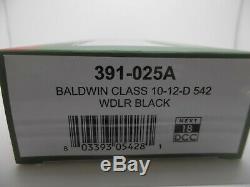 Bachmann OO-9 Gauge Baldwin Class 10-12-D 542 WW1 ROD Black 391-025A ref gj