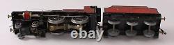 Bassett-Lowke 1108 Vintage O Gauge Tinplate LMS 4-4-0 Steam Locomotive & Tender