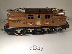 Beautiful Repro of Lionel Standard Gauge 408E Two-tone Brown State Set Engine