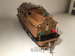 Beautiful Repro of Lionel Standard Gauge 408E Two-tone Brown State Set Engine