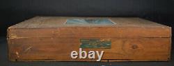 Bing 1908-1925 Antique Model Train Set Gauge 1 Wood Box, Box Only