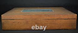 Bing 1908-1925 Antique Model Train Set Gauge 1 Wood Box, Box Only