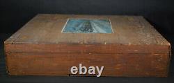 Bing 1908-1925 Antique Model Train Set Gauge 1 Wood Box, Box Only