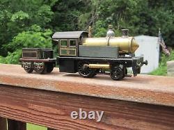 Carette 2-2-0 Live Steam Locomotive Early 1900's O Gauge Bing Bassett Lowke