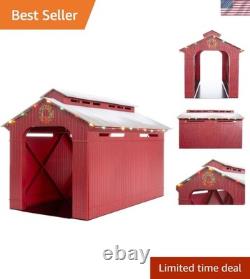 Christmas, Electric O Gauge Model Train Accessories, Lighted Christmas Half C