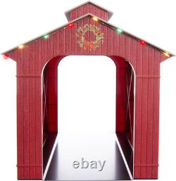 Christmas, Electric O Gauge Model Train Accessories, Lighted Christmas Half Cove