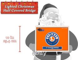 Christmas, Electric O Gauge Model Train Accessories, Lighted Christmas Half Cove