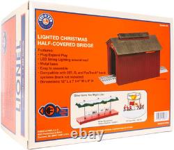 Christmas, Electric O Gauge Model Train Accessories, Lighted Christmas Half Cove