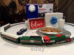 Christmas Express Lionchief Bluetooth Electric HO Gauge Model Train Set with Rem