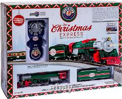 Christmas Express Lionchief Bluetooth Electric HO Gauge Model Train Set with Rem