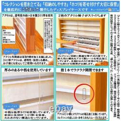 Collection N Gauge Model Train Case, Acrylic with Shoji, Maple Paint, Made in Ja
