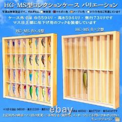 Collection N Gauge Model Train Case, Acrylic with Shoji, Maple Paint, Made in Ja