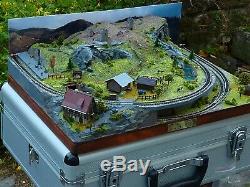 Custom Z Gauge Briefcase Layout By Mountain Lake Model Railways Made To Order