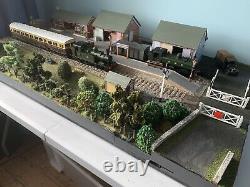 DIORAMA O GAUGE MODEL of Staverton Station, Devon