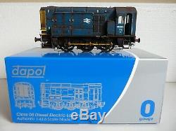 Dapol O Gauge Br Blue 08 Class Diesel Shunter (lineside Weathered) Boxed