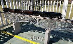 Deck Bridge, M 1920' assembled, details & deco O Gauge Sale. MAO @$750.00