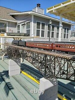 Deck Bridge, M 1920' assembled, details & deco O Gauge Sale. MAO @$750.00