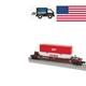 Double Container O Gauge Model Train Flatcar Ideal For All Seasons And Occasions