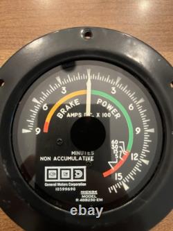 EMD GM Locomotive Group Train Brake Power Gauge Hickok Model 488350 EM Nice EMD GM Locomotive Group Train Brake Power Gauge Hickok Model 488350 EM Nice