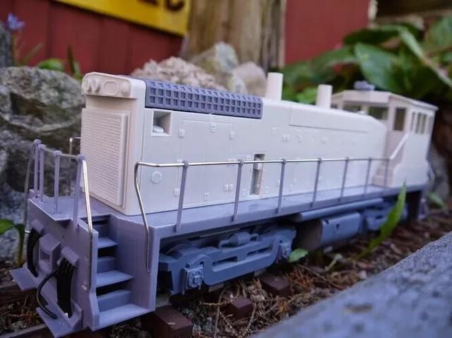 Emd Sw1500 132 Gauge 1 Locomotive Kit 3d Printed Model Train