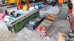 Electric 7.5 Gauge Hand Built T3A Electric AWD Locomotive and 5 Train Cars