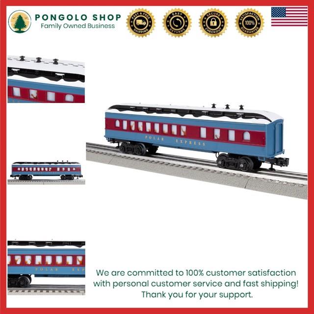 Electric O Gauge Model Train Cars Diner Car Polar Express Holiday Collectible