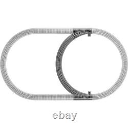 Electric O Gauge Train Track Inner Passing Loop Add-On Pack for Model Railroa