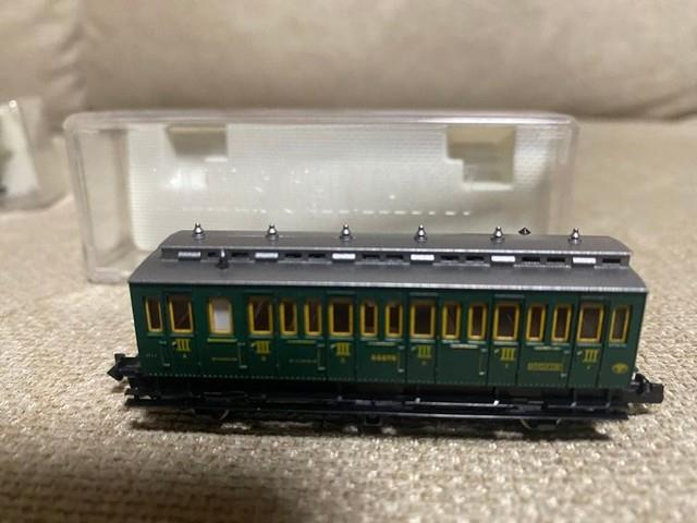 Fleischmann N Gauge Model Train Green #a98a65