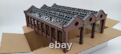 FULLY BUILT! Modelux OO Gauge 3 Road Victorian Engine Shed Kit