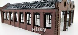 FULLY BUILT! Modelux OO Gauge 3 Road Victorian Engine Shed Kit