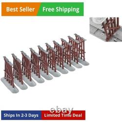 FasTrack 10-Piece Elevated O Gauge Model Train Trestle Set
