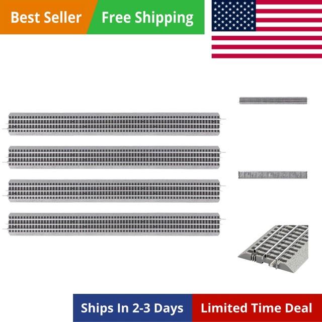 Fastrack 30 Inch Straight O Gauge Model Train 4 Piece Track Pack