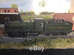 GWR (ex MSWR) 2-4-0 HAND BUILT IN THE SIXTYS BUILT 3 RAIL ELECTRIC O GAUGE