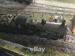 GWR (ex MSWR) 2-4-0 HAND BUILT IN THE SIXTYS BUILT 3 RAIL ELECTRIC O GAUGE