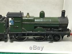 GWR (ex MSWR) 2-4-0 HAND BUILT IN THE SIXTYS BUILT 3 RAIL ELECTRIC O GAUGE