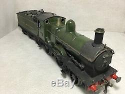 GWR (ex MSWR) 2-4-0 HAND BUILT IN THE SIXTYS BUILT 3 RAIL ELECTRIC O GAUGE