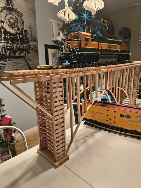 G Scale Arch Bridge 48 Model Train Trestle G Gauge, Use With Lgb Usa Mth Lionel