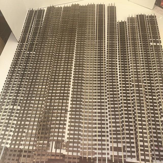 Gargraves O Gauge Straight Tracks 37 Lot Of 10 3 Rail Wood Ties Plus 4 29-32