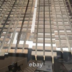 Gargraves O Gauge Straight Tracks 37 Lot Of 10 3 Rail Wood Ties Plus 4 29-32