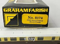 Graham Farish 8174 GWR Diesel Railcar brown/cream locomotive, No19 N Gauge