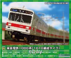 GreenMax N Gauge TokyuElectricRailway 1000series 1010 Model Train withPower 50728