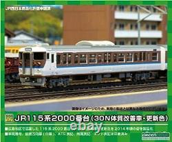 Greenmax N gauge JR115 2000 30N L18 Extension 4cars No Power 30417 Model Train
