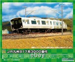 Greenmax N gauge JR Kyushu 817 3000series Basic Set withPower 30414 Model Train