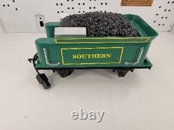 Grn G Gauge 2043 ENGINE, SOUTHERN COAL TENDER No Remote Scientific Toy Train SET