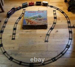 HORNBY No. 2 0 Gauge Mixed Goods LMS c. 1930 Train Set Clockwork Railway Model